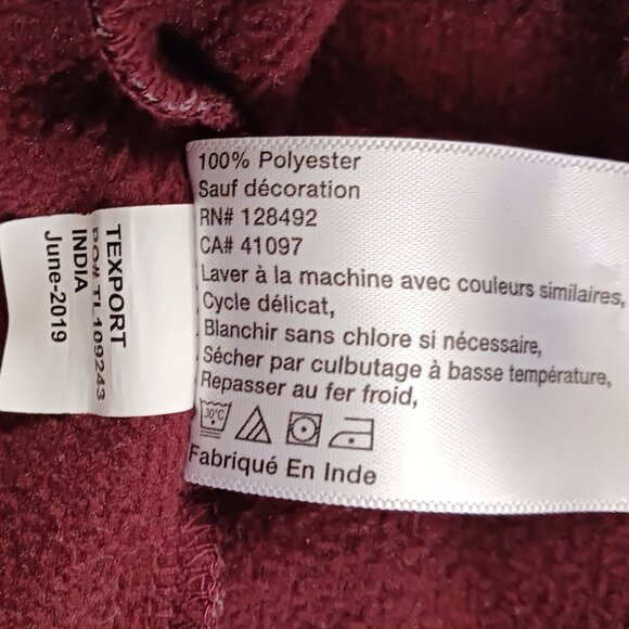 Greg Norman Mens Sweater Size Large Burgandy 1/4 Zip Pullover Preppy Golf Sports - Picture 7 of 10